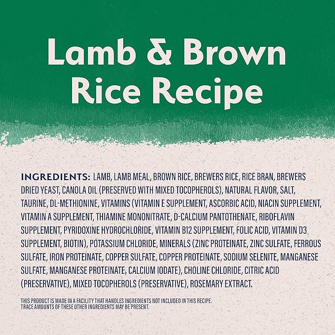 Lamb Dry Dog Food